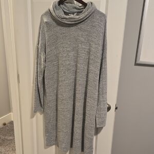 GAP Light Gray Cowl Neck Sweater